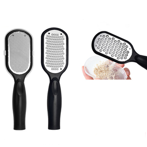 Râpe à pieds en acier inoxydable avec couvercle de rangement anti-éclaboussures amovible, outil de pédicure pour éliminer les callosités et les peaux mortes - Product Image 6