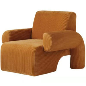Divano Reclinabile Angolare Monoposto in Tessuto Lusso Leggero Arancione con Massaggio e Imbottitura in Spugna - <span class=keywords><strong>Moderno</strong></span> per <span class=keywords><strong>Soggiorno</strong></span>, Hotel, <span class=keywords><strong>Appartamento</strong></span> - Product Image 5