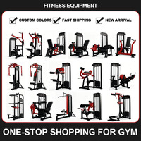 Yongwang Équipement de fitness professionnel Machine d'entraînement de force à double fonction (abducteur et adducteur) réglable à charge par pignon