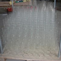 Tube en verre borosilicate résistant aux hautes températures COE 3.3