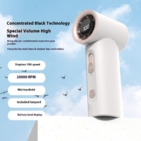 Mini ventilateur USB portable haute vitesse nouveau refroidisseur d'air de poche rechargeable extérieur avec écran numérique pour un usage domestique
