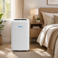 Nuovo Condizionatore d'Aria Portatile 4-in-1 da 12000BTU (Raffreddamento/Riscaldamento/Deumidificazione/Ventilatore) a Frequenza Fissa 220-240V 50Hz Classe Energetica
