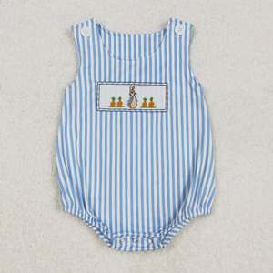 Oferta Especial: Conjuntos de Ropa para Hermanos con Bordado de Zanahoria y Conejito de Pascua, Ropa de Verano para Niños - Product Image 3