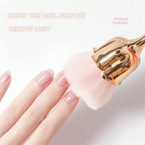 <span class=keywords><strong>Pinceau</strong></span> Fleur de Beauté <span class=keywords><strong>pour</strong></span> <span class=keywords><strong>Manucure</strong></span>, Brosse de Nail Art Rose, Outils et Brosses de Nettoyage de Poussière <span class=keywords><strong>pour</strong></span> Ongles - Product Image 2