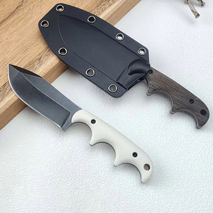 Outdoor mini straight knife stainless steel high hardness <b>multi</b>-purpose self-defense folding knife <b>camping</b> survival knife - Product Image 1