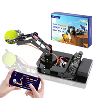 Kit de Brazo Robótico de Escritorio Mini para Educación STEM de Fábrica OEM ACEBOTT, Kit de Programación Robótica con Codificación DIY ESP32 4DOF WIFI APP para Arduino