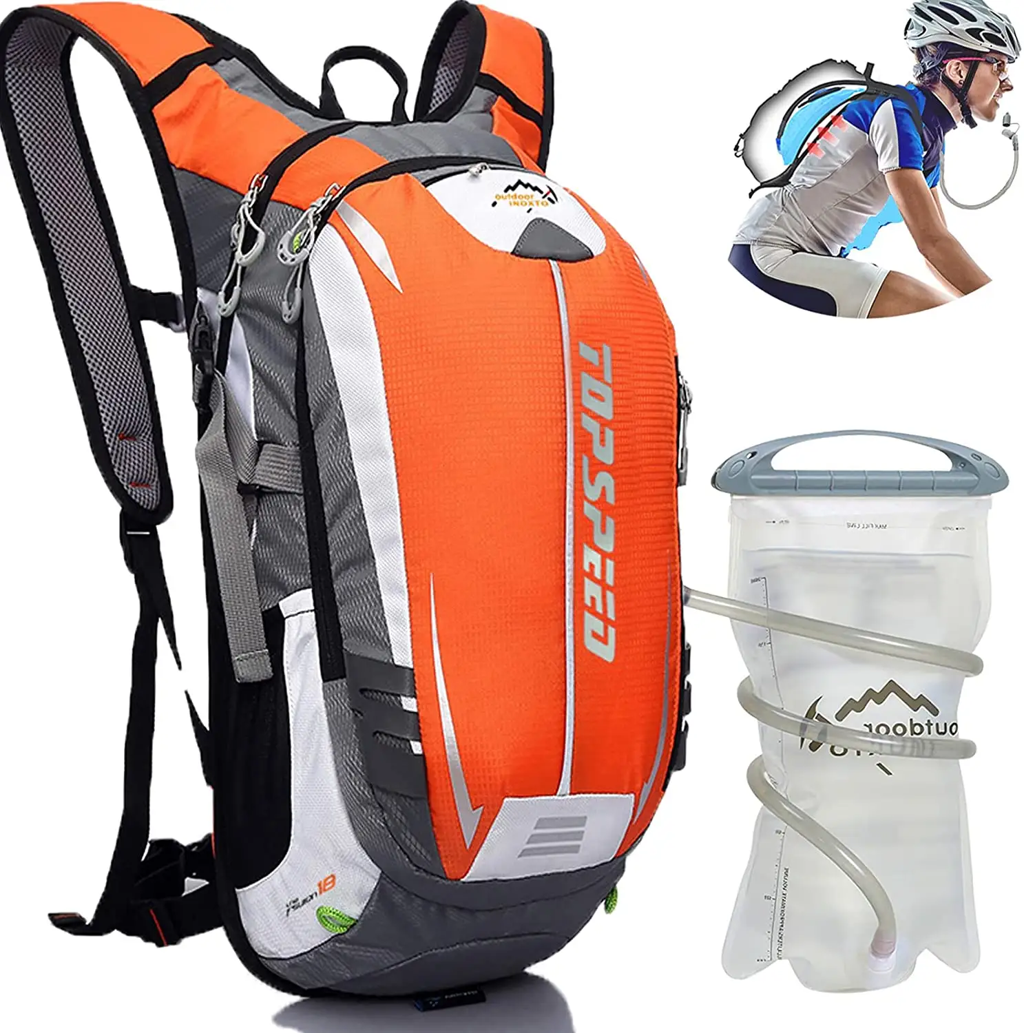 18L Ultralight Climbing Waterproof Outdoor Sports Travel Hiking Hydration Backpack