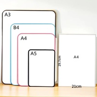 Tableau magnétique réutilisable pour réfrigérateur, personnalisé, en PVC écologique, imperméable, couleur pleine, pour enfants, autocollant décoratif, tableau de messages