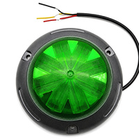 Feux de signalisation LED 12-24V ECE R65 48W à profil bas, montage par vis, clignotant ambre, lampe de signalisation d'urgence pour camion, tracteur