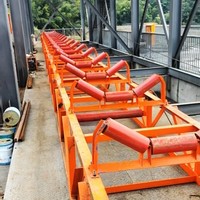 Rouleau de convoyeur minier de qualité industrielle adapté aux mines de charbon, au traitement des minerais et aux installations logistiques