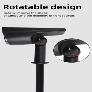 Projecteur solaire 7 LED <span class=keywords><strong>pour</strong></span> jardin, lampe solaire réglable et portable, étanche IP65, batterie au lithium, angle de faisceau 120°, <span class=keywords><strong>pour</strong></span> aménagement paysager - Product Image 4
