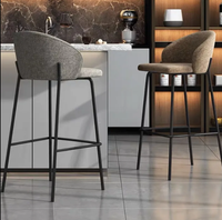 Chaise de comptoir, chaise haute, tabouret de bar, chaise de bar de luxe légère