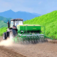Semoir agricole à 20 rangs, tracté par tracteur, pour travail efficace, machine de semis direct, semoir de précision