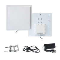 Lecteur/graveur RFID UHF intégré à longue portée antenne 12dbi Distance de lecture 15m matériau ABS stationnement de voiture passif fréquence 13.56MHz