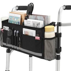 Cesta <span class=keywords><strong>de</strong></span> Andador <span class=keywords><strong>de</strong></span> alta calidad, <span class=keywords><strong>bolsa</strong></span> <span class=keywords><strong>de</strong></span> andador plegable, portavasos, accesorios <span class=keywords><strong>para</strong></span> personas mayores <span class=keywords><strong>de</strong></span> moda - Product Image 1