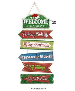 Décoration Murale de Noël Moderne en MDF Imprimé UV <span class=keywords><strong>Personnalisable</strong></span> – Idéal pour les Fêtes et la Décoration Intérieure – Cadeau de Saison - Product Image 5