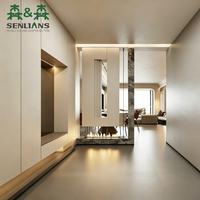 Meuble à chaussures moderne en bois SLS, modulaire, grande capacité de rangement, design minimaliste, écologique, pour salon, couloir