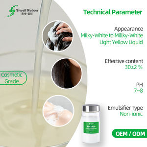 RB-3328 Kosmetikqualität Verbund-Silikonemulsion Polyamin Haar-/Perückenpflege Farbverstärkend Glanz&Reparatur Rohstoff PDMS - Product Image 2