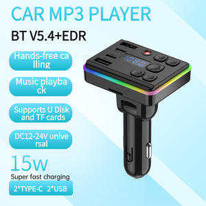 Nouveau lecteur MP3 <span class=keywords><strong>Bluetooth</strong></span> pour voiture avec appels mains libres, <span class=keywords><strong>transmetteur</strong></span> <span class=keywords><strong>FM</strong></span> et lumières ciel étoilé - Product Image 4
