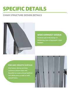 Hdpe dirondack कुर्सी - Product Image 5