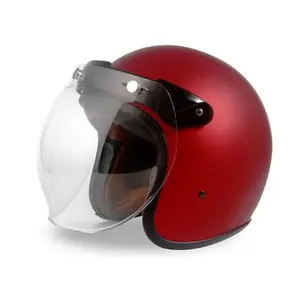 Лидер продаж, винтажный электрический скутер в стиле ретро, шлем на пол лица для мотоциклистов