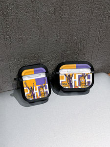 Étui pour écouteurs à thème basketball en TPU, peinture UV, moule personnalisé, design hommage aux légendes, antichoc, écologique, anti-poussière, anti-chute, Pro - Product Image 3