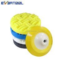 Kit de almohadillas de pulido EVERTOOL, juego de almohadillas de pulido de espuma para encerado de esponja para pulido de coche, esmalte de sellado