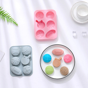 Moldes de Silicona para Pasteles con Diseño de Bolas, Reutilizables, de Grado Alimenticio, Lindos Moldes Magnéticos de Silicona para Chocolate, Dulces y Hielo - Product Image 5