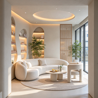 Stérilisateur de salon de manucure de style nordique personnalisé, chaise de pédicure minimaliste, design intérieur de salon de manucure, salon de nail art multifonctionnel