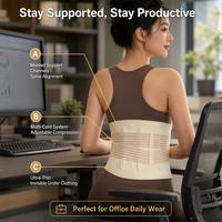 Ceinture de soutien lombaire en gros pour usine, correcteur de posture et soulagement de la douleur pour les employés de bureau