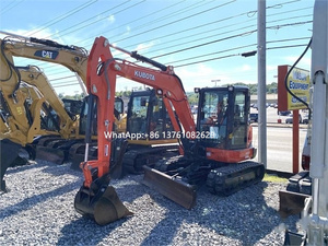Machines de construction de mini-excavatrices KX057-4 Kubota utilisées Kubota de 5,6 tonnes d'origine japonaise Excavatrices hydrauliques sur chenilles KX057-4 - Product Image 5