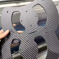 Plaque en fibre de carbone, usinage CNC de précision pour produits en fibre de carbone, cadre de drone sur mesure, découpe de plaque en carbone