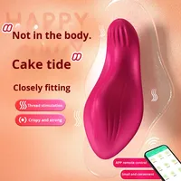 Tragbares Vibrationsgerät für Frauen Nicht-Einführbar Starke Vibration Geräuschlos Für den Außenbereich Sexuelles Vergnügen Erwachsenen-Spielzeug Masturbator Modell