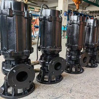 Pompe à eau submersible électrique 220V 240V AC 60Hz haute pression à aspiration par le bas pour eaux usées et sable souterrain, grand débit