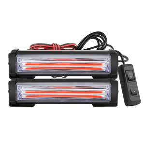 6 Zoll <span class=keywords><strong>2</strong></span> IN 1 LED-Strahbolzen-Notfall-Lichtleiste Warnung Gefahr Verkehrsberater Kühlergrill blinkender Lichtleiste - Product Image 1
