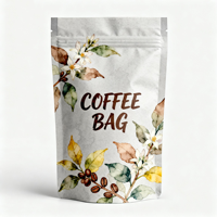 Sacs personnalisés à soufflets latéraux, sachets de café anti-humidité, pochettes verticales pour café et thé, sacs à fermeture éclair, sachets refermables à fermeture éclair
