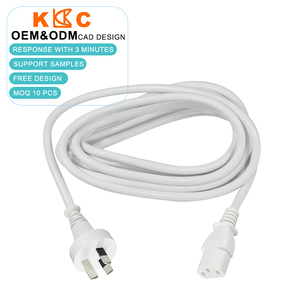 SAA 3 Pin IEC C13 <b>Power</b> Extension Cord 250V Replacement <b>Cable</b> for Computer Monitor Scanner - Product Image 2
