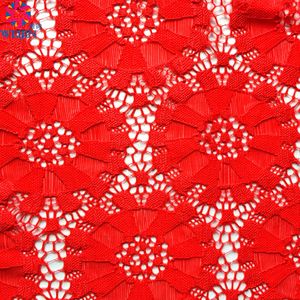女性服,ドレスデザインカスタムアフィニティ花嫁ナイロンレースメッシュコットン生地刺繍フランスレース用 - Product Image 2
