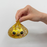 Squishies extensibles en forme de boulette anti-stress, boulette de maltose scintillante avec cuiseur vapeur - Entrepôt USA