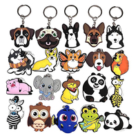 Llaveros de PVC de Goma Personalizados con Diseño de Anime y Dibujos Animados, Regalo Empresarial Personalizado, Llavero con Logotipo Personalizado en 3D y 2D