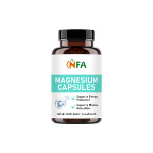 Hot Selling Magnesium Capsules 56 Count Dietary <b>Supplement</b> Supports Energy Production Muscle Relaxation Natural Mineral - Product Image 1