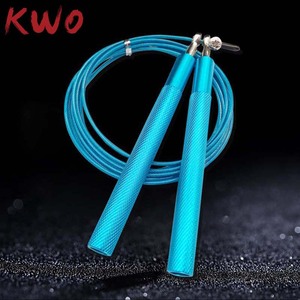 Cuerda de Saltar de Metal Personalizada de Alta Velocidad para Gimnasio, Ajustable, Antideslizante, de Aluminio 3M, con Logotipo, para Adultos - Product Image 4