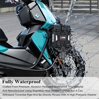 Sacoche latérale de moto entièrement étanche à dégagement rapide, pour outils et accessoires de moto, avec support rigide et bandoulière