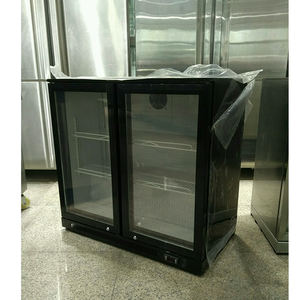 Réfrigérateur à bouteilles de comptoir à température unique à 2 portes Noir avec mode de refroidissement par ventilateur Équipement de réfrigération en vente - Product Image 5