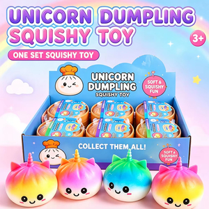 Juguete Blandito de Unicornio Bao Bun al por Mayor, de Subida Lenta, Sensorial Antiestrés, Simulación de Dumpling, Juguete para Escritorio de Oficina - Product Image 2