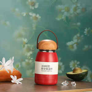 Vaso Térmico Moderno de Acero Inoxidable 304, Recto, de Gran Capacidad, Antiderrames, Portátil, con Asa, Aislamiento Térmico de 6 a 12 Horas - Product Image 1