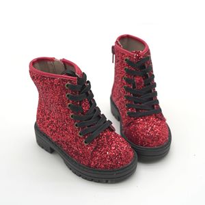 รองเท้าบูทเด็กผู้หญิงแบบมีกลิตเตอร์แฟชั่นสั่งทำพิเศษ - Product Image 6