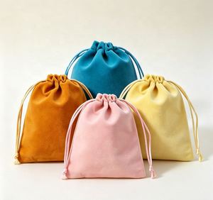 Sacs à poussière en velours multi-usages, pochette en velours doux pour montres, cosmétiques, échantillons de parfum, rangement d'objets - Product Image 1