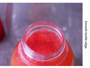 Hình dạng độc đáo nhựa dùng một lần Pet tam giác chai nước trái cây với nắp nhôm cho rượu vang trái cây trà lạnh ép đồ uống - Product Image 5