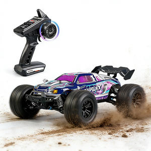 Camion tout-terrain télécommandé électrique 4x4 à l'échelle 1/16, 2,4 GHz, 38 km/h, course haute vitesse, escalade sur rochers, avec lumières - Product Image 1